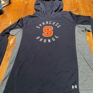 Under Armour Syracuse Light weight thin hoodie Navy and Gray